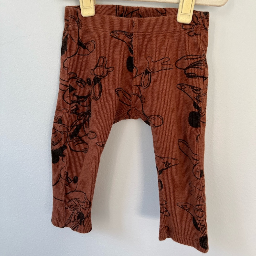 Zara Disney Fantasia Mickey Knit Leggings